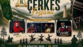 Samsun'da geleneksel Çerkes festivali coşkusu yaşanacak