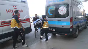 Konya'da otomobilin devrilmesi sonucu 4 kişi yaralandı