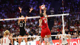 A milli kadın voleybol takımı şampiyonaya 4'te 4 ile damga vurdu