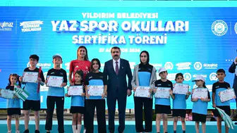 Yıldırım’da 36 bin çocuk yaz spor okullarında eğitim aldı