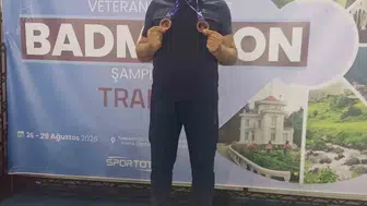 Beypazarı'nın gururu: Ali Dönmez veteranlar şampiyonasında Türkiye üçüncüsü oldu