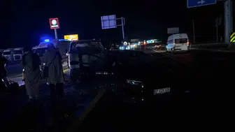 Afyonkarahisar'da trafik kazası: 11 yaralı hastaneye kaldırıldı