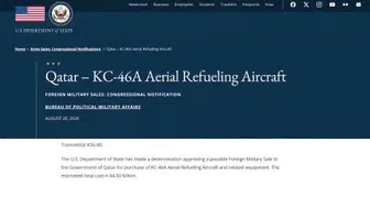 Katar’a 4.5 milyar dolarlık yakıt uçağı satışı onaylandı