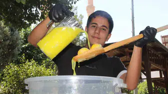 Cizre limonatası yaz aylarının vazgeçilmez lezzeti haline geliyor