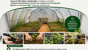 Yozgat'ta permakültür eğitimi ile sürdürülebilir tarım hedefleniyor