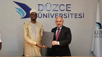 Ruanda müftüsü eğitim iş birliğini güçlendirmek üzere Düzce'de