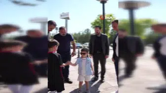 Gençlerbirliği'ne minik ziyaret: Baba Selami Alımcı ve Göktuğ bir arada