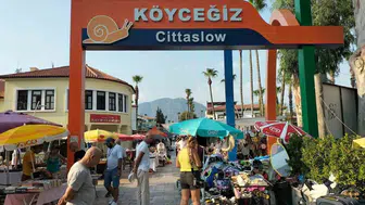Köyceğiz'deki ikinci el pazarı sıcak havadan olumsuz etkilendi