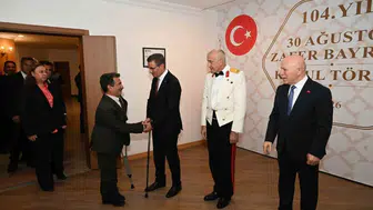 Erzurum valiliğinden 30 Ağustos zafer bayramı kabul töreni