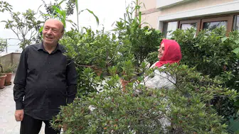 Şehirde köy hayatı: Rize'de bir balkon botanik bahçesine dönüştü