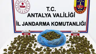 Alanya'da jandarma uyuşturucu operasyonu düzenledi