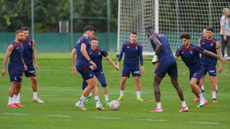 Trabzonspor, Ferencvaros maçı öncesi taktiksel hazırlıklarını sürdürüyor