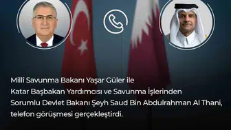 Savunma bakanları telefonla görüştü: İkili güvenlik konuları ele alındı