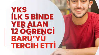 YKS'de ilk 5 binde yer alan 12 öğrencinin tercihi: Bartın Üniversitesi
