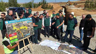 Kırklartepe Barajı sulama inşaatında son gelişmeler ele alındı