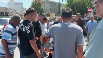 Serik'te trafik kazasında motosiklet sürücüsü yaralandı