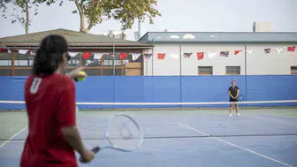 Mersin'de zafer coşkusu tenis kortlarında yaşandı