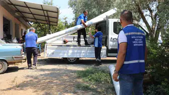 Muğla'da sel mağduru üreticilere sera naylonu desteği sağlandı