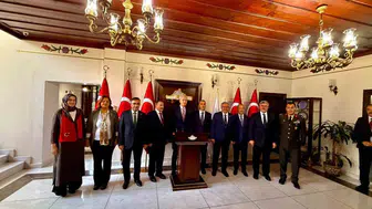TBMM Başkanı Kurtulmuş'tan Afyon'da valilik ziyareti