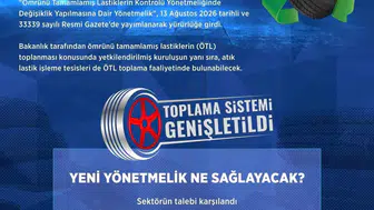 Ömrünü tamamlamış lastiklerin yönetiminde yenilikçi yöntemler devreye girdi