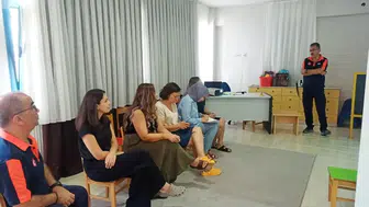 Aydın’da miniklere afet ve yangın güvenliği eğitimi verildi