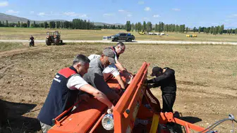 Bayburt'ta kaliteli yem için suni mera projesi hayata geçirildi