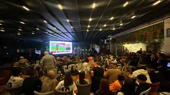 Çorum FK taraftarları, tarihi Süper Lig maçında yan yana durdu