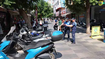 Mersin'de kaldırım işgallerine karşı denetimler sürüyor