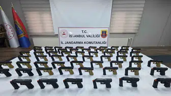 Jandarma ekiplerinden silah kaçakçılığına önemli darbe: 58 ruhsatsız tabanca ele geçirildi