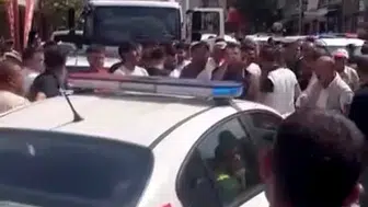 Kurtalan'da trafik kontrolü sırasında polis ve vatandaşlar arasında gerginlik