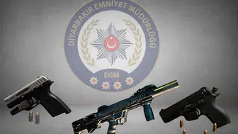 Diyarbakır'da yunus timlerinden ruhsatsız silah operasyonu