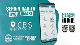 Kayseri Büyükşehir Belediyesi’nden dijitalleşmede yeni adım: CBS Kayseri mobil uygulaması