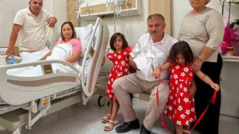 Denizli belediye başkanı sezayi pütün, üçüncü kez dede olmanın mutluluğunu yaşadı