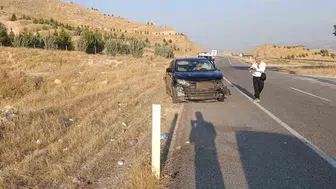 Hasankeyf'te trafik kazası: Kamyon ile otomobil çarpıştı, 2 kişi yaralandı