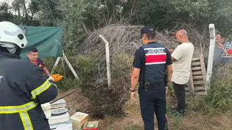 Bilecik’te çıkan ot ve çalılık yangını süratle kontrol altına alındı