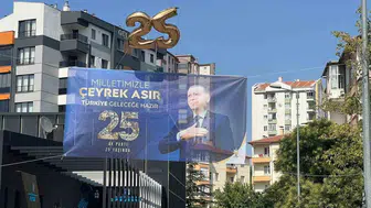 Talas’ta ak partinin 25. yıldönümü coşkuyla kutlandı