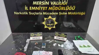 Mersin'de düzenlenen uyuşturucu operasyonunda iki kişi tutuklandı