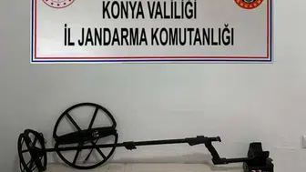 Konya'da jandarma operasyonunda tarihi sikkeler ele geçirildi