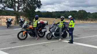 Bilecik'te motosiklet sürücülerine yönelik denetim ve eğitim programı
