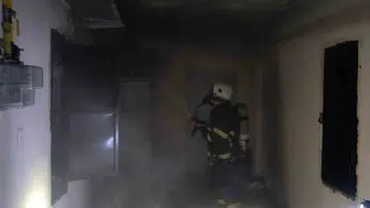 Batman'da apartman terasında yangın paniği: İtfaiye ekipleri müdahale etti