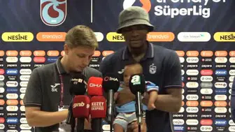 Trabzonspor'un yıldızı Nwaiwu: 3 puan aldığımız için mutluyuz