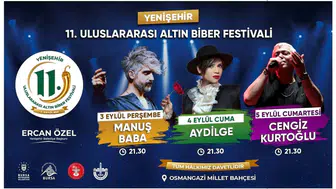 Yenişehir'de uluslararası altın biber festivali için geri sayım başladı