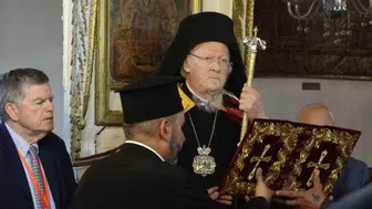 Fener Rum Patriği Bartholomeos, Gökçeada’da Meryem Ana için ayin düzenledi