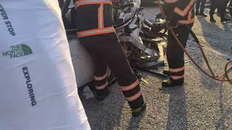 Çankırı'da meydana gelen trafik kazasında bir ölü, altı yaralı