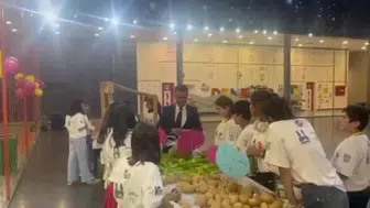 Erzurum'da çocuklar toprakla buluştu: Hasat sevincini yaşadılar