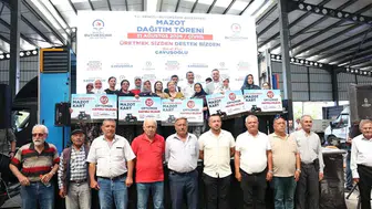 Çivril'de üreticilere büyük destek: 94 bin litre mazot verildi