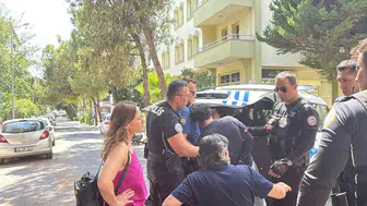 Menteşe'de motokurye polise mukavemet edince gözaltına alındı