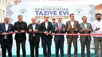 Yeşilyurt'ta merhum Hüseyin Kırteke adına taziye evi açıldı