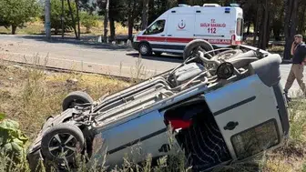 Bilecik'te kontrolden çıkan araç takla attı: Sürücü yaralandı