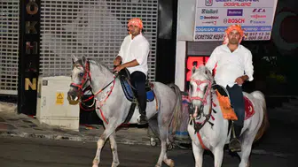 Demirci'de geleneksel kurtuluş festivali kortej yürüyüşü ile başladı